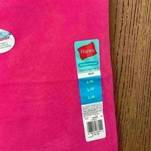 Hanes.    open leg sweatpants, comfort blend - Picture 2 of 6